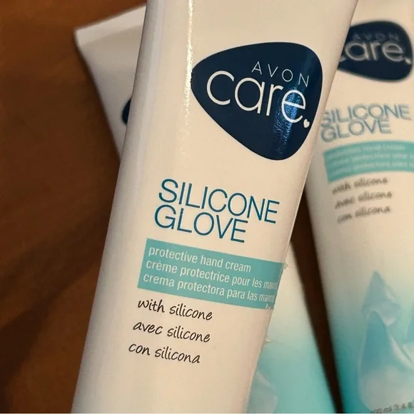 AVON CARE SILICONE GLOVE HAND CREAM x3 3.4 oz. DISCONTINUED - Picture 2 of 8